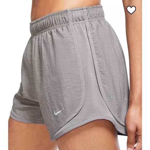 Nike DRI-FIT Tempo Women's Brief Lined Running Active Shorts Gray S - Picture 3 of 7